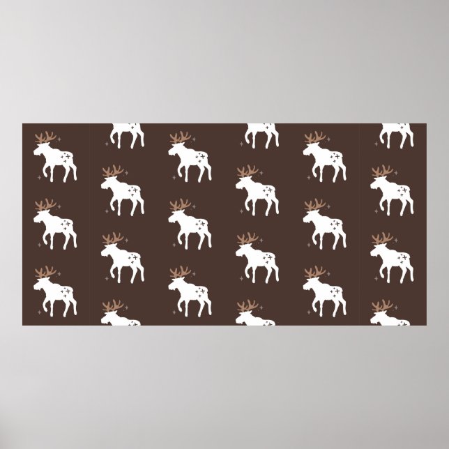 Póster Patrones de fondo sin inconvenientes en estilo esc (Frente)