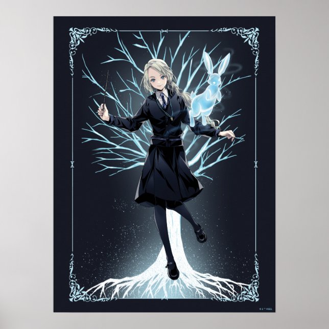 Póster Patrono de Conejo de Anime Luna Lovegood (Frente)