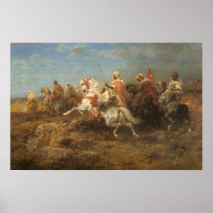 Póster Patrulla árabe de Adolfo Schreyer