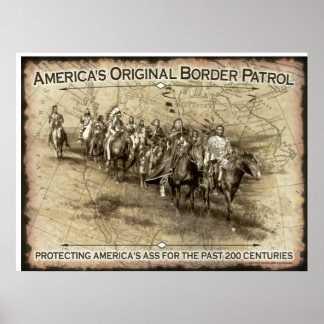 Póster Patrulla fronteriza original de Estados Unidos