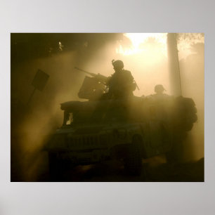 Póster Patrulla Hum-Vee