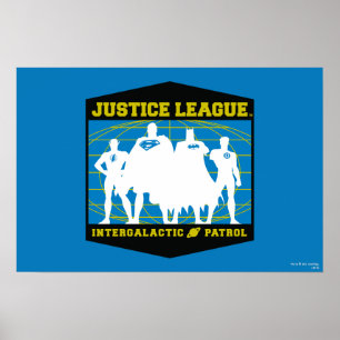 Póster Patrulla Intergaláctica de la Liga de la Justicia