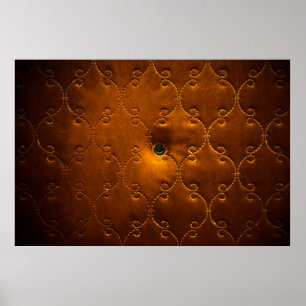 Póster Pattern of genuine leather door upholsterydoor, go