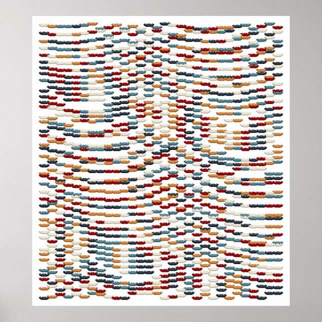 Póster Pattern of polynomials Function  (Frente)