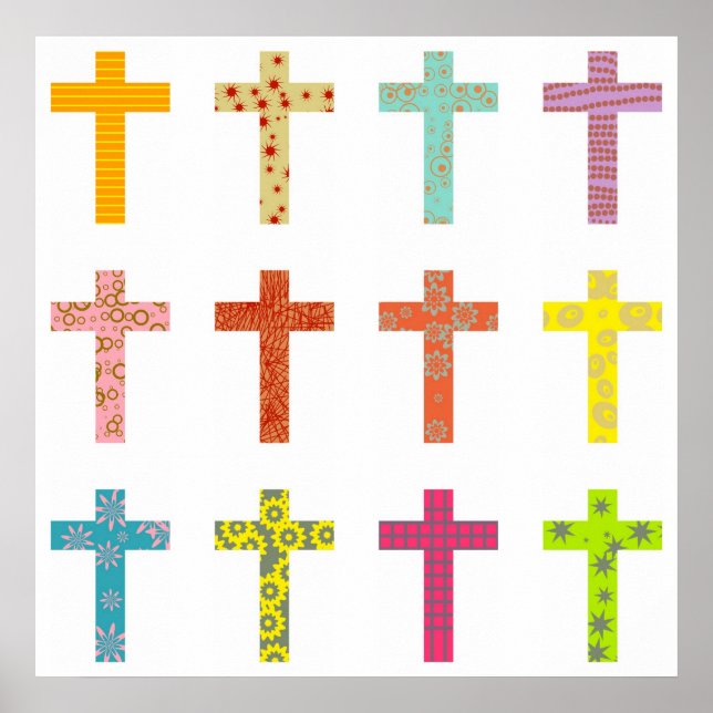Póster Patterned Cross (Frente)
