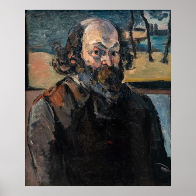Póster Paul Cezanne - autorretrato (Frente)