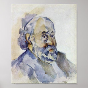 Póster Paul Cezanne - autorretrato