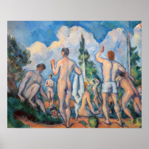 Póster Paul Cezanne - Bañistas