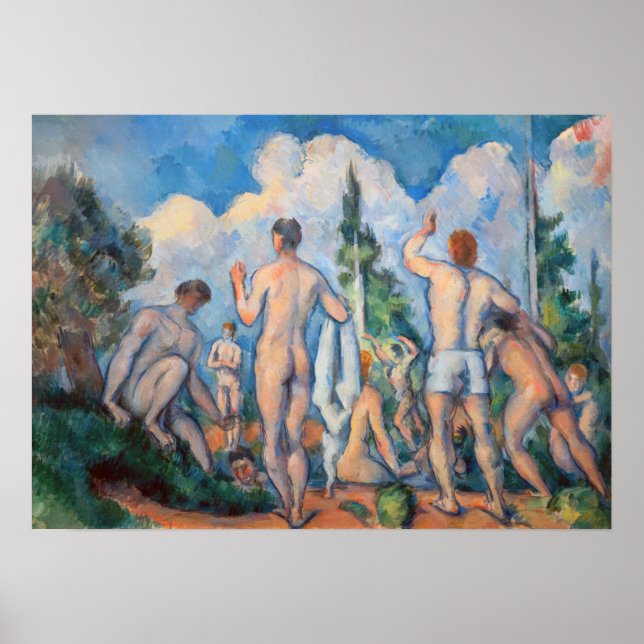 Póster Paul Cezanne - Bathers (Frente)