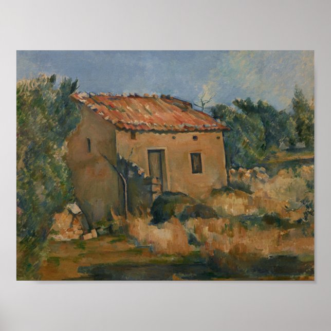 Póster Paul Cezanne - Casa abandonada (Frente)