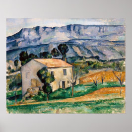 Póster Paul Cezanne - Casa en Provenza