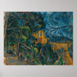 Póster Paul Cezanne - Chateau Noir