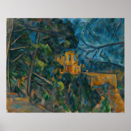 Póster Paul Cezanne - Chateau Noir