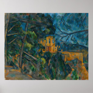 Póster Paul Cezanne - Chateau Noir