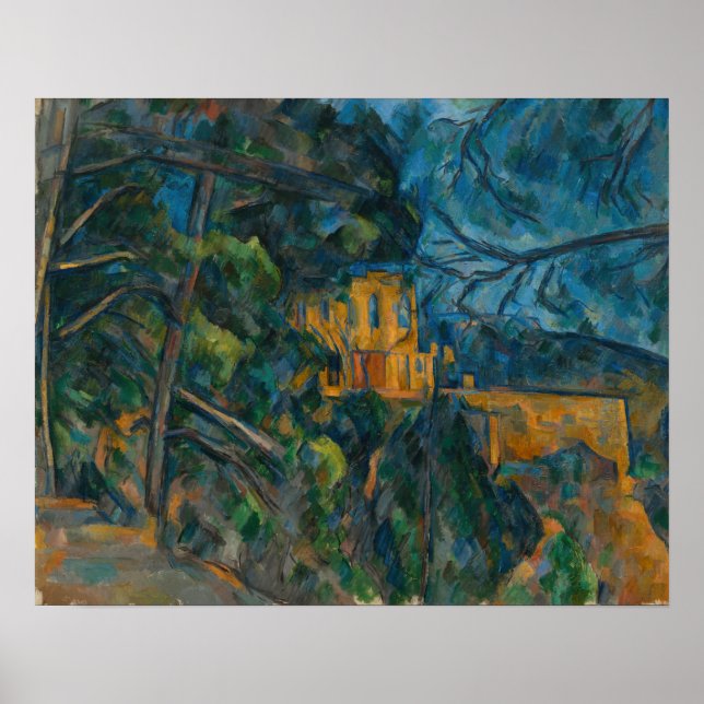 Póster Paul Cezanne - Chateau Noir (Frente)