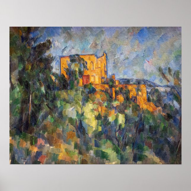 Póster Paul Cezanne - Chateau Noir (Frente)