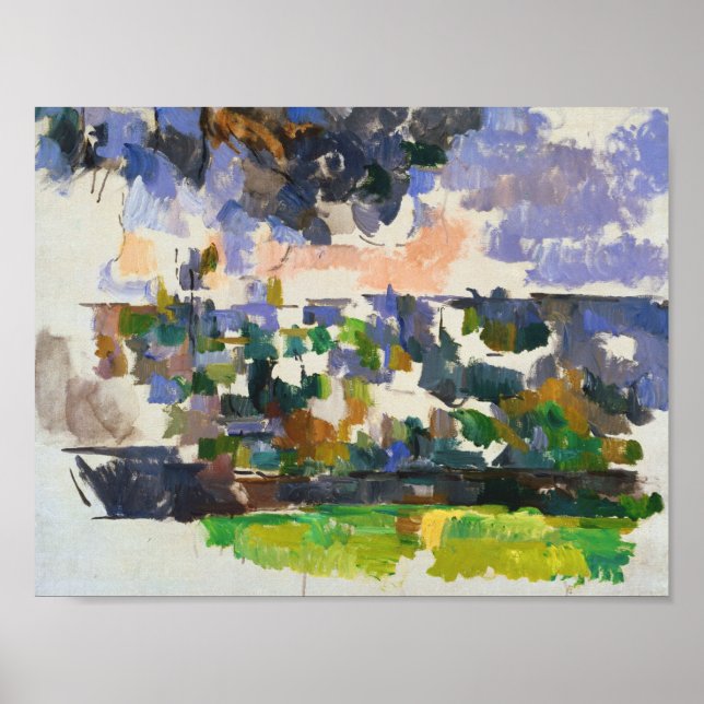 Póster Paul Cezanne - El jardín de Les Lauves (Frente)