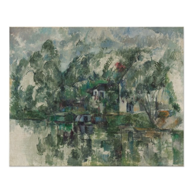 Póster Paul Cezanne | En el borde del agua, c. (petróleo  (Anverso)