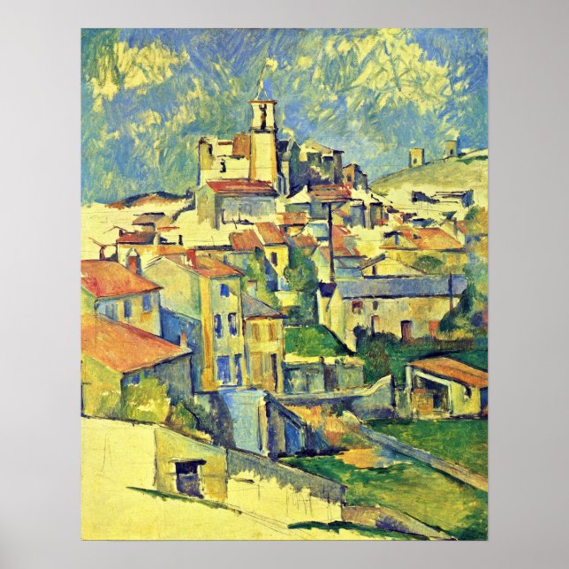 Póster Paul Cezanne - Gardanne (Frente)