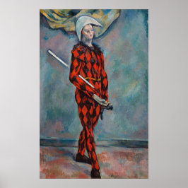 Póster Paul Cezanne - Harlequin
