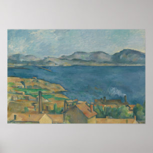 Póster Paul Cezanne - La bahía de Marsella