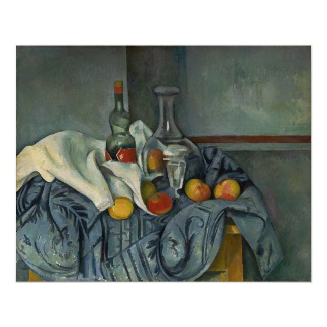 Póster Paul Cezanne | La botella de Peppermint, 1893-95 ( (Anverso)
