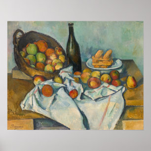 Póster Paul Cezanne - La cesta de manzanas