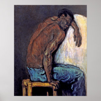 Póster Paul Cezanne - La pintura del Bella Artes del Negr