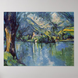 Póster Paul Cézanne - Lago Annecy