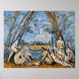 Póster Paul Cezanne - Las grandes bañistas
