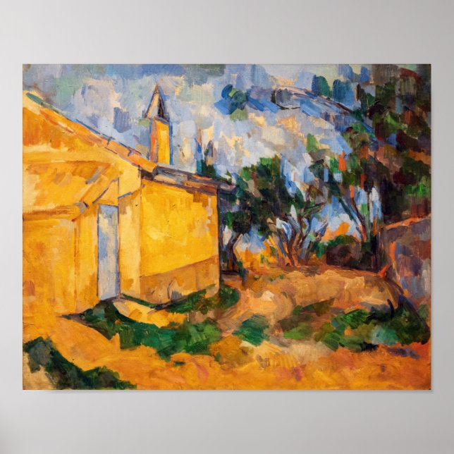 Póster Paul Cezanne - Le Cabanon de Jourdan (Frente)