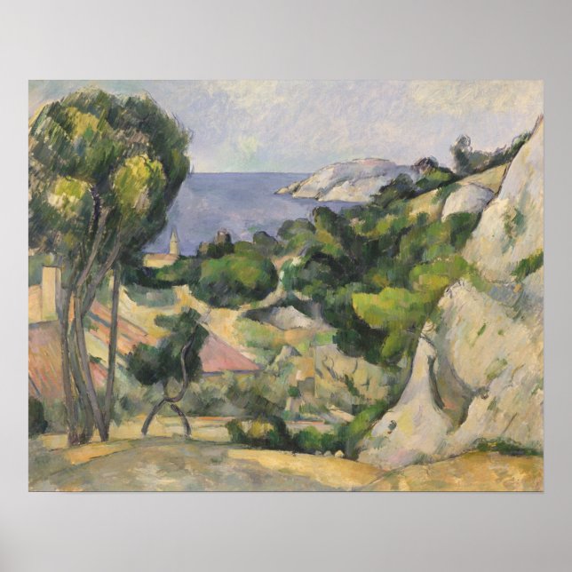 Póster Paul Cezanne | L'Estaque (Frente)