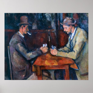 Póster Paul Cezanne - Los Jugadores de Cartas