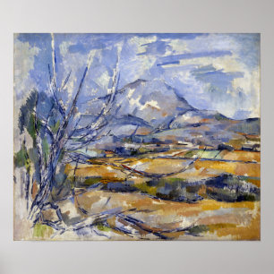 Póster Paul Cezanne Mont Sainte-Victoire