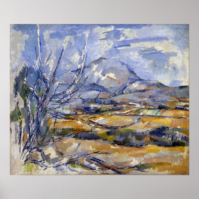 Póster Paul Cezanne Mont Sainte-Victoire (Frente)