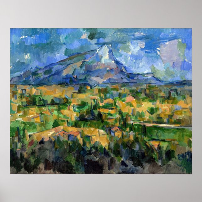 Póster Paul Cezanne - Mont Sainte-Victoire (Frente)