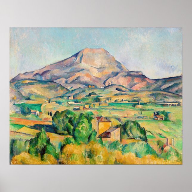 Póster Paul Cezanne - Mont Sainte-Victoire (Frente)