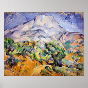 Póster Paul Cezanne - Mont Sainte-Victoire, Tholonet Road