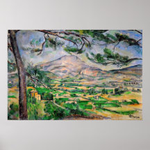 Paul Cezanne - Mont Sainte-Victoire y Pino Grande