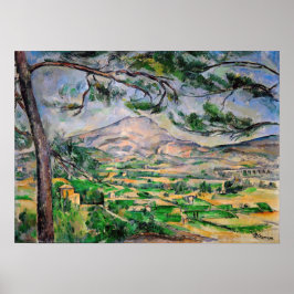 Póster Paul Cezanne - Mont Sainte-Victoire y Pino Grande