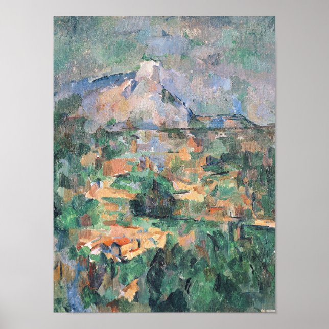 Póster Paul Cezanne | Montagne Sainte-Victoire de Lauve (Frente)