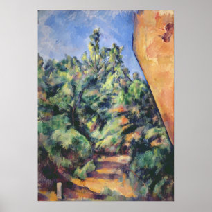 Póster Paul Cezanne Red rock, c.1895 (oil on canvas)