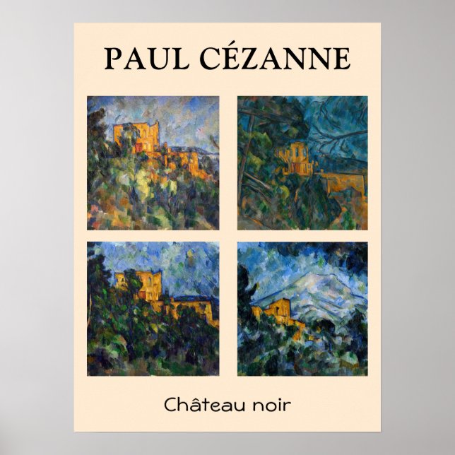 Póster Paul Cezanne - Selección de Maestros del Chateau N (Frente)