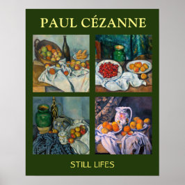 Póster Paul Cezanne - Selección de Obras Maestras de Natu