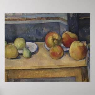 Póster Paul Cezanne - Still Life with Apples and Pears