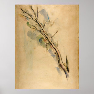 Póster Paul Cezanne Studies of a Tree