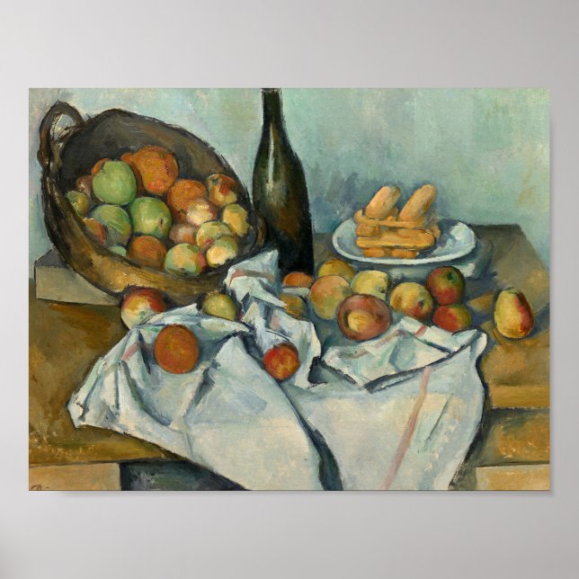 Póster Paul Cezanne - The Basket of Apples (Frente)