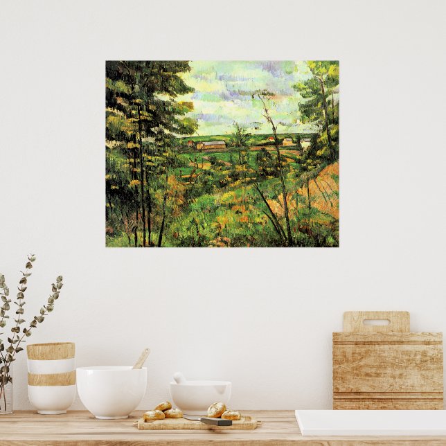 Póster Paul Cezanne, The Valley of the Oise, (Cocina)