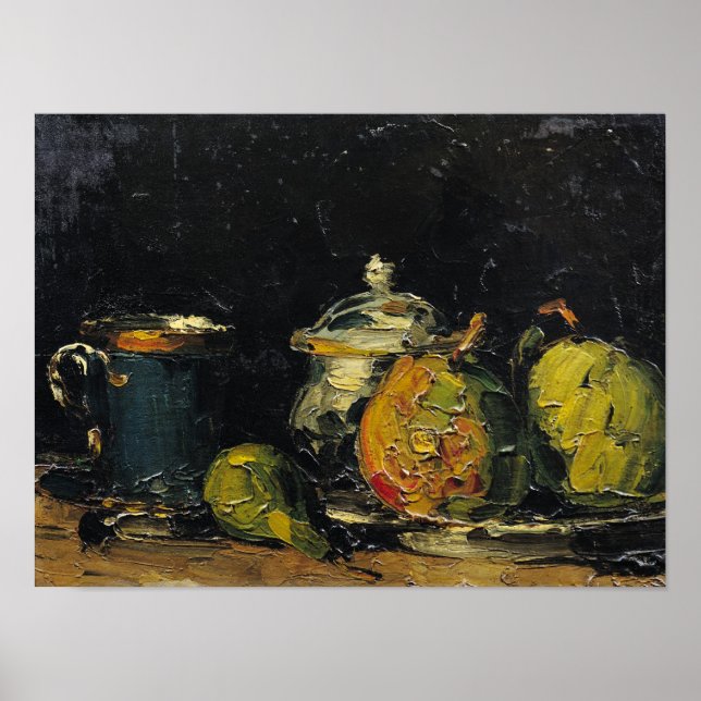 Póster Paul Cezanne | Vida residual, c.1865 (Frente)