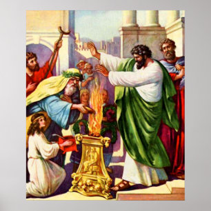 Póster paul cura a un hombre pobre en lystra poster